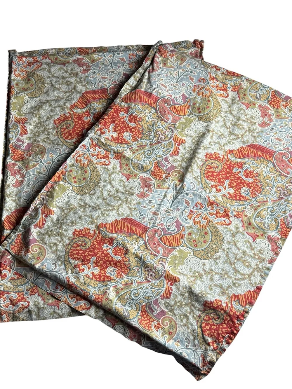 Pottery Barn Monreal Paisley Standard Shams Set Of 2 Cottagecore English Country